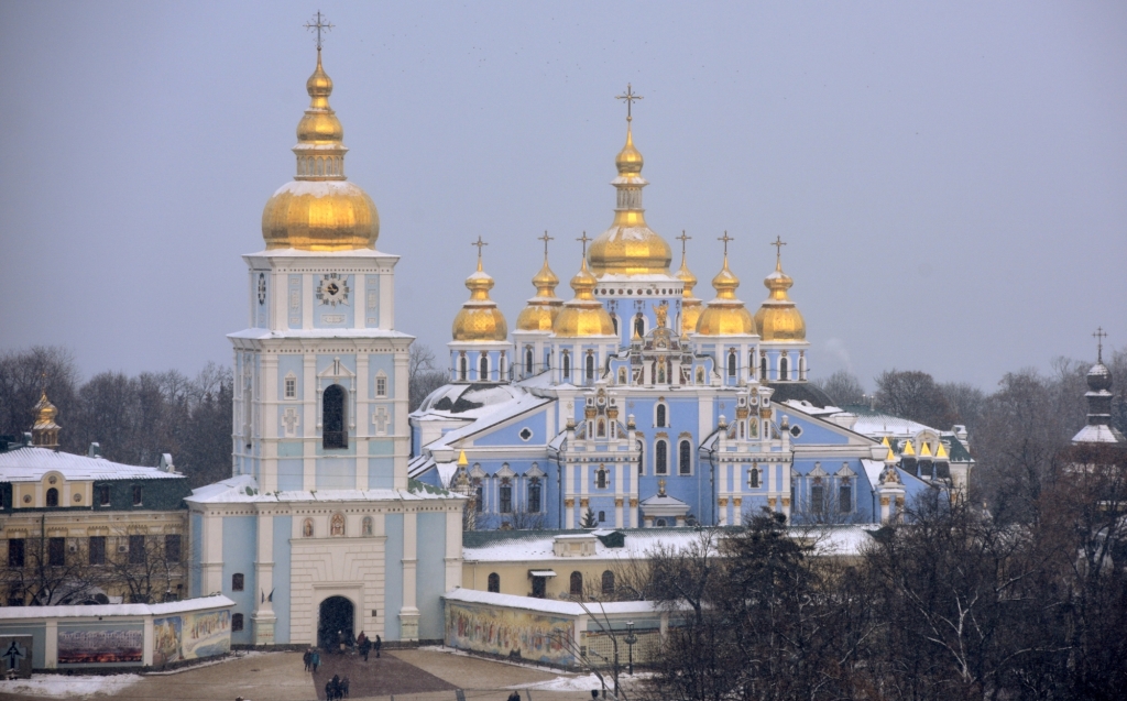 Nhà thờ thánh Michael - trụ sở chính của Giáo hội Chính thống giáo Ukraine ở Kiev